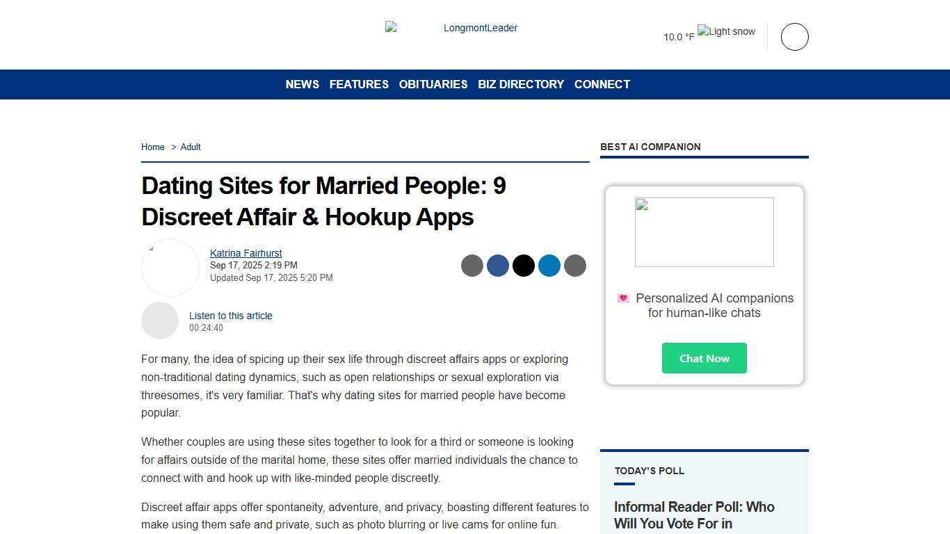 Dating Sites for Married People: 9 Discreet Affair Apps The Longmont Leader